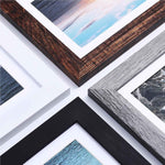 Vittanly 10 Pack Picture Frames Collage Wall Decor, Gallery Wall Frame Set for Wall or Tabletop Display, Engineered Wood and Shatter-resistant Plexiglass, Multi Sizes with 8x10, 5x7, 4x6 Frames, Black