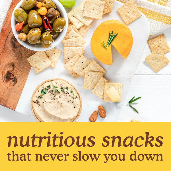 Simple Mills Almond Flour Crackers, Family Size, Fine Ground Sea Salt - Gluten Free, Vegan, Healthy Snacks, 7 Ounce (Pack of 2)