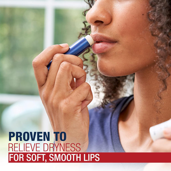 aquaphor moisturizing lip balm pack of 2, 0.17 oz stick, relieves dryness