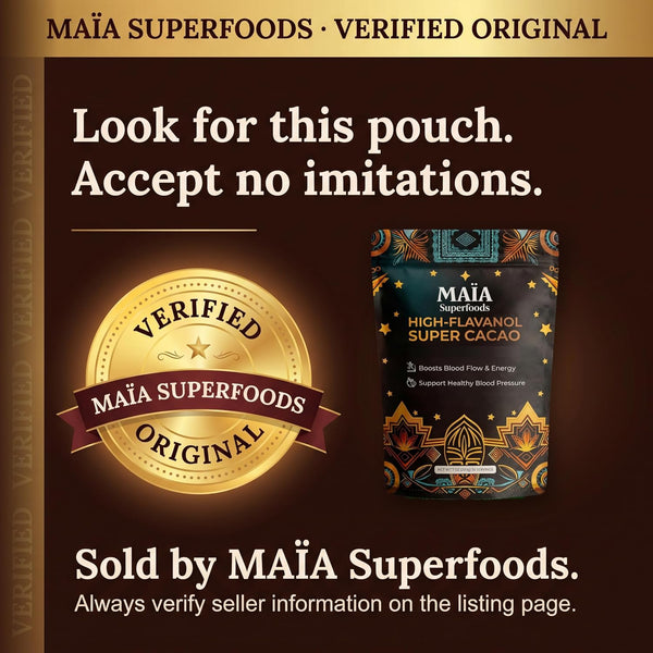 Maia Ceremonial Cacao | High-Flavanol Cacao for Vitality & Wellness