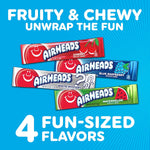 Airheads Full-Size Candy Bars Variety Pack Individually Wrapped 60 Count Box