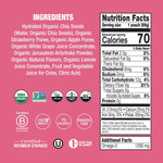 Mamma Chia Organic Prebiotic Squeeze Snack, Strawberry Lemonade, 16- 3.5 Ounce , Fiber-Rich Prebiotic Gut Support, USDA Organic, Non-GMO, Vegan, Gluten Free (Pack of 16)