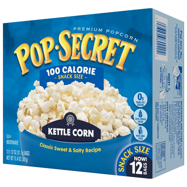 Pop Secret Kettle Corn Microwave Popcorn 12 Count Box
