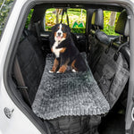 Non-Slip Fuzzy Backseat Pet Mat for Car, 24.8x54 inch, Pet-Friendly Seat Cover for Travel