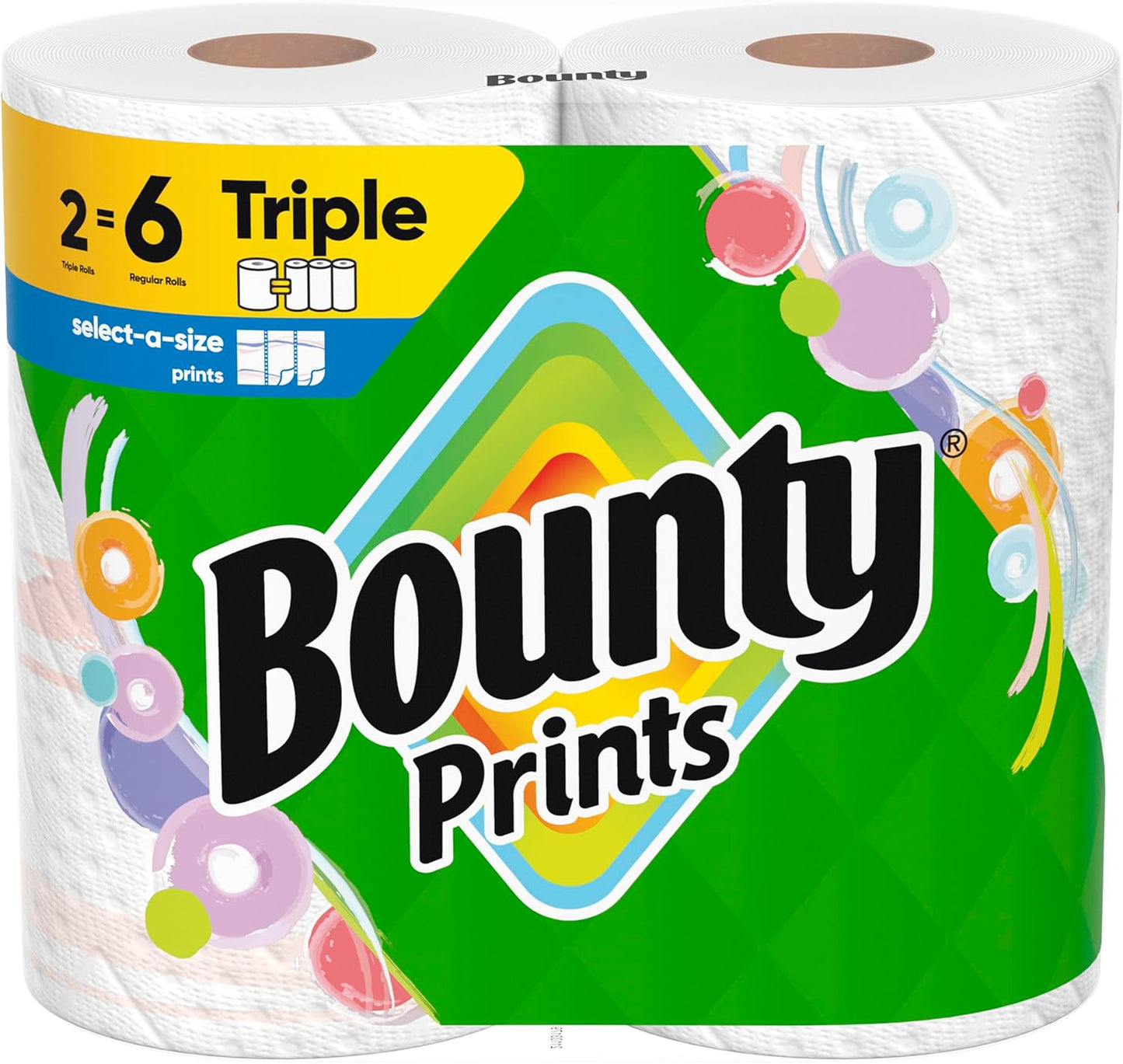 Bounty Select-A-Size Paper Towels, White, 8 Triple Rolls = 24 Regular Rolls