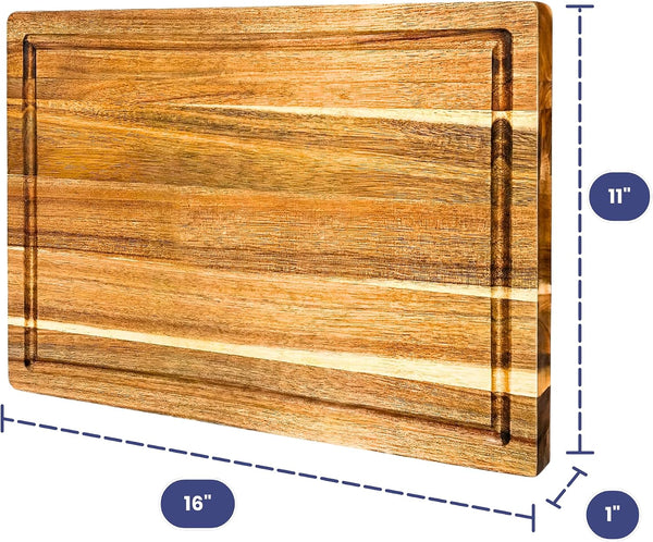 Non-Toxic Wood Cutting Board Made from FSC Certified Acacia Wood