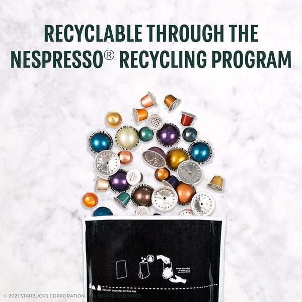 Starbucks by Nespresso Original Line, 50-count Espresso Pods Variety Pack