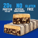 CLIF BUILDERS White Fudge OREO-Flavored Plant Based Protein Bars, 12 Pack, 2.4 oz each
