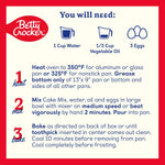 Betty Crocker Delights Super Moist French Vanilla Cake Mix, 13.25 oz, America's #1 Cake Mix brand
