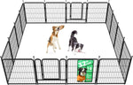 FXW Rollick Unleashed Dog Playpen for Indoor, Yard, RV Camping, 24 inch 8 Panels for Small and Puppy Dogs, Black│Patented