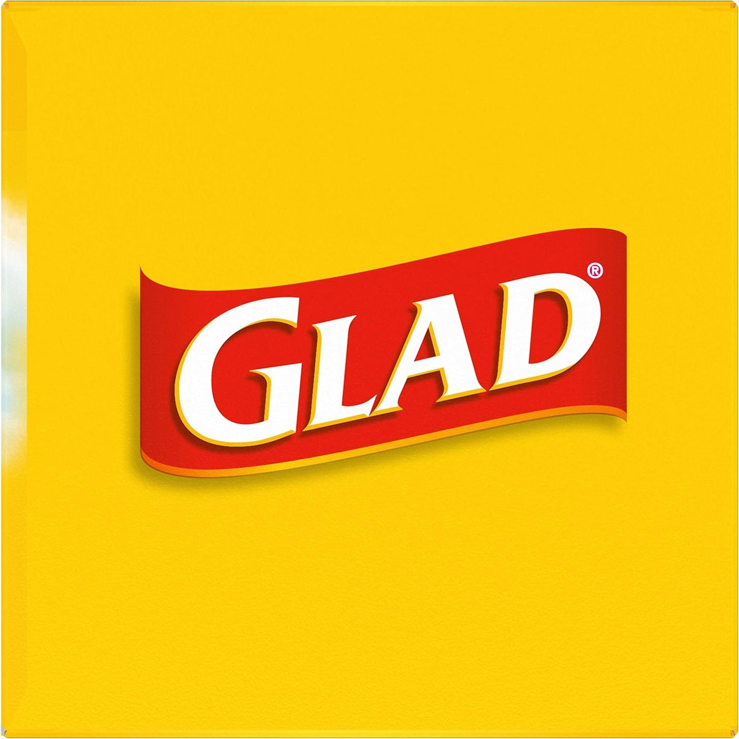 Glad Small Trash Bags 4 Gallon, Febreze Fresh Clean Garbage Bags, Odor Resistant with Quick Tie, 26 Count