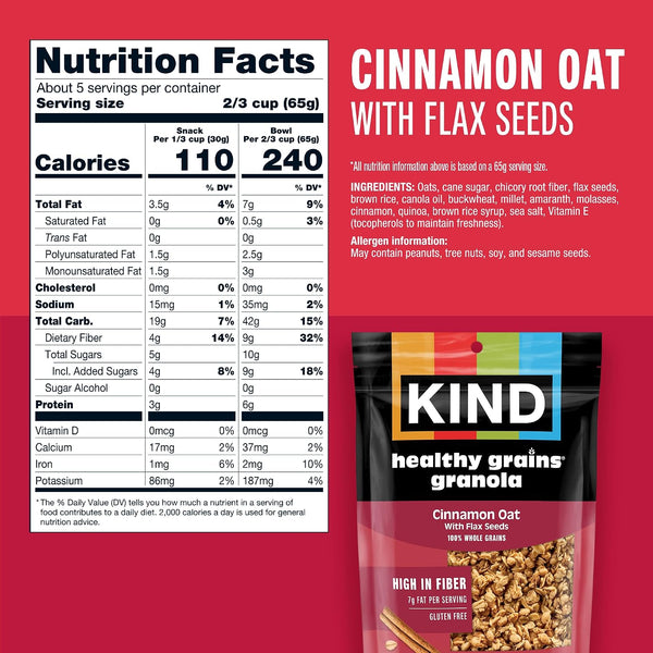 Kind Grains Granola Variety Pack, Gluten Free, 11oz, 3 Count