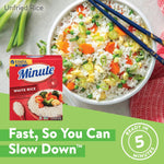 Minute Minute White Rice, 72-Ounce Box, Instant White Rice for Quick Dinner Meals, Gluten-Free, Non-GMO