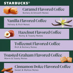 Starbucks K-Cup Coffee Pods Variety Pack 60 Keurig Pods