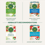 Organic Hibiscus Tea - 16 Tea Bags - Kosher, Non-GMO, Caffeine-Free, Compostable