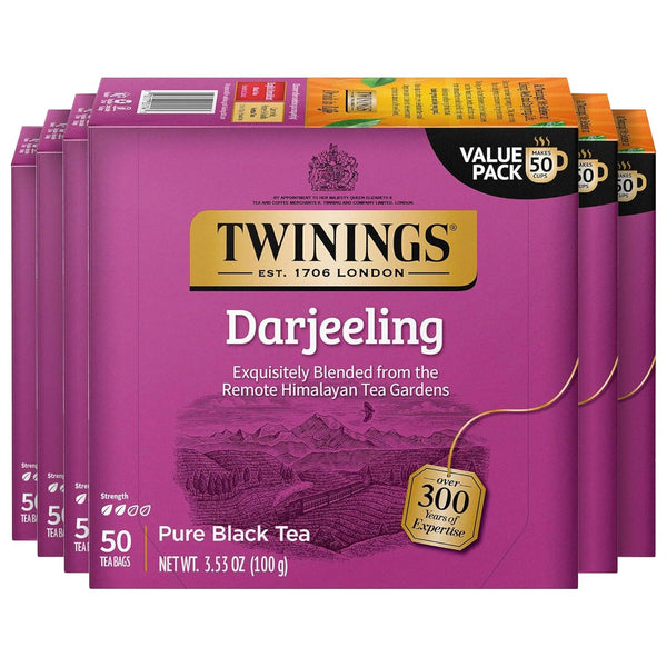 Twinings Pomegranate & Raspberry Herbal Tea Individually Wrapped Bags, 100 Count, Naturally Caffeine-Free