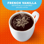 Dunkin' French Vanilla Artificially Flavored Coffee K-Cup Pods, 10 Count Boxes, Pack of 6