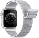 Nylon Loop Sport Band Compatible with Apple Watch Bands 44mm 45mm 46mm 49mm 42mm for Women Men, iWatch Wrist Straps for Ultra 3 2, Se, Series 11 10 9 8 7, Breathable, Soft Band Ideal for Outdoor