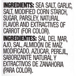 Lawry's Coarse Ground Parsley Garlic Salt with No MSG, 6 oz, Enhances Chicken, Steaks and Vegetables