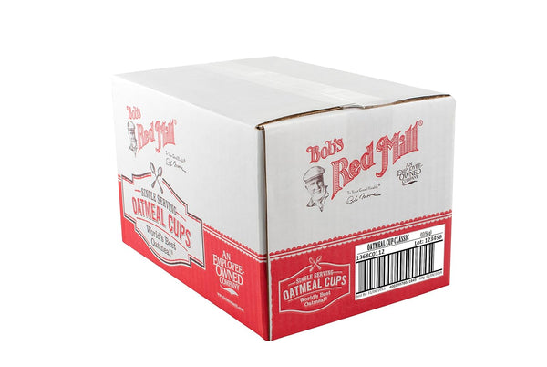 Bob's Red Mill GF Oatmeal Cup, Classic, 1.81 Ounce Cup (Pack of 12), Gluten Free, Non-GMO, Vegan, Whole Grain, Kosher