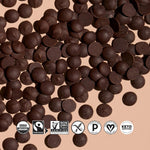 Hu Dark Chocolate Baking Chips, Organic 65% Cacao, 7oz - Unprocessed, Non-GMO, Vegan