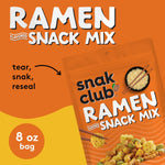 Snak Club Ramen Flavored Snack Mix with Crunchy Pieces and Nuts