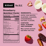 RXBAR Protein Bars, 12g Protein, Gluten Free Snacks, Strawberry, 12 Count Box