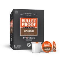 Bulletproof Original Medium-Roast Single-Serve Coffee Pods, 24 Count, 100% Arabica Beans