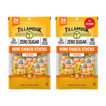 Tillamook Country Smoker Zero Sugar Teriyaki Mini Smoked Sausages, 48 Count, Individually Wrapped Beef Sticks