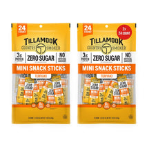 Tillamook Country Smoker Zero Sugar Teriyaki Mini Smoked Sausages, 48 Count, Individually Wrapped Beef Sticks