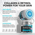 SimplyVital anti-aging collagen and retinol face cream, 1.7 fl oz, gently hydrates and firms skin