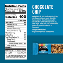 KIND Chewy Granola Bars, Chocolate Chip, Gluten Free, Low Calorie, 60 Bars Total
