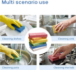 ARCLIBER Cellulose Sponges,Heavy Duty Scrub Kitchen Sponge No Scratching,Pop Up Eco DIY (6 Pack)