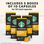 Starbucks Nespresso Original Line Blonde Roast Espresso Pods 50-count