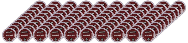 Kirkland Pacific Bold K-Cups, 100 Count, Dark Roasted, Single Serve Coffee Pods