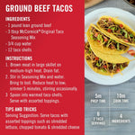 McCormick Taco Seasoning Mix, Original, No MSG, No Dairy, No Artificial Flavors, 24 oz