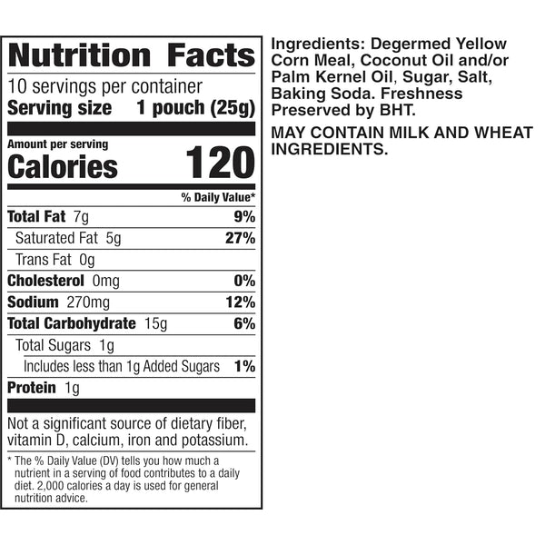 Bugles Original Crispy Corn Snacks Multipack 10 Ct 8.75 oz