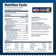Barilla Non-GMO Durum Wheat Semolina Angel Hair Pasta, 16 oz, Kosher Certified Box