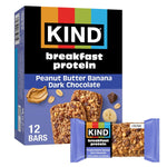 KIND Breakfast Protein Bars, Dark Chocolate Cocoa, Gluten Free, Low Sodium, 6 Count