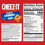 Cheez-It Cheese Crackers, Baked Snack Crackers, Family Size, 21oz Box
