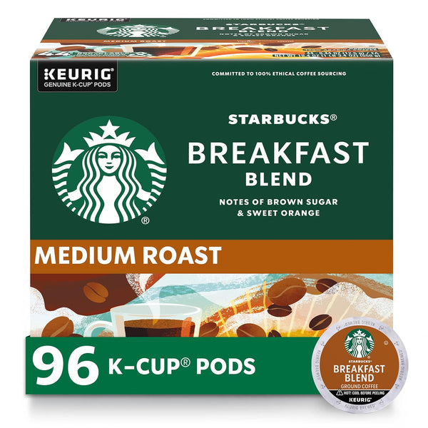 Starbucks K-Cup Coffee Pods, Medium Roast, 96 Count, Keurig Compatible