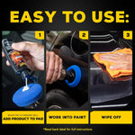 Meguiar's Quik Scratch Eraser Kit for car surface blemishes, includes ScratchX and microfiber towel