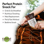 Extend Sugar Free Protein Bars, High Protein and Fiber, Low Carb, Keto Friendly, 12 Count, Chocolate Peanut Butter