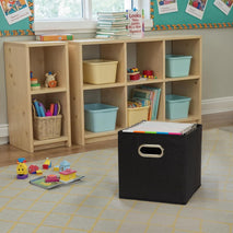 Household Essentials Foldable Fabric Storage Bins 6 Piece Set
