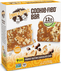 Lenny & Larry's Cookie-fied Protein Bar - Peanut Butter Chocolate Chip Vegan 9x45g