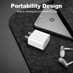 2-pack 20W Apple USB-C wall charger with 6FT USB-C to C cable for iPhone 17/Pro, iPad