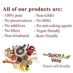The Spice Way 100% Ground Sumac Spice No Salt GMO Irradiation Sumac Seasoning Powder 4 oz Resealable Bag