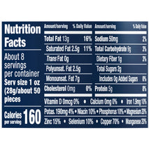 PLANTERS Lightly Salted Cashews - Cashew Halves & Pieces, Plant-Based Protein, 8 Oz Canister