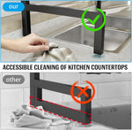 Adjustable 2-Tier Over The Sink Dish Drying Rack for Kitchen