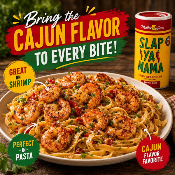 Slap Ya Mama Original Cajun Seasoning Blend, 4 Ounce, No MSG, Kosher, Louisiana Made